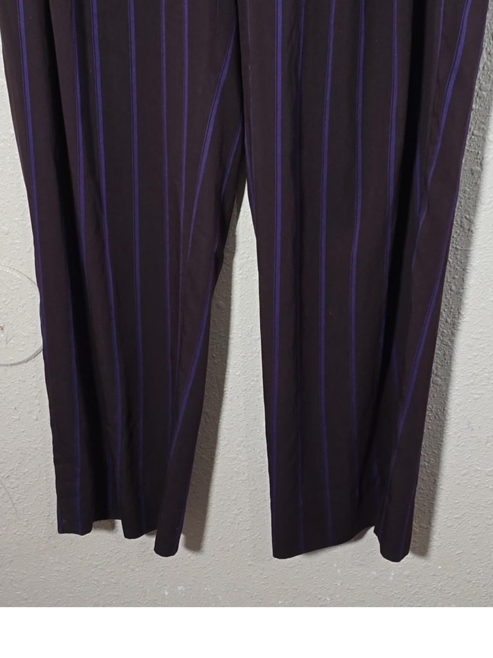 Vince Striped Brown And Purple Dress Pants Size 12 NWT - Picture 5 of 6